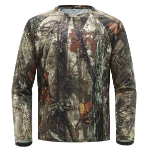 Hunting Camo Shirt for Men, Lightweight Long Sleeve Shirt