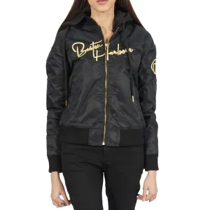 Ibiza Hooded Black Jacket