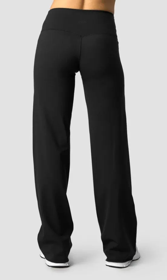 ICIW - NIMBLE STRAIGHT LEG PANTS BLACK