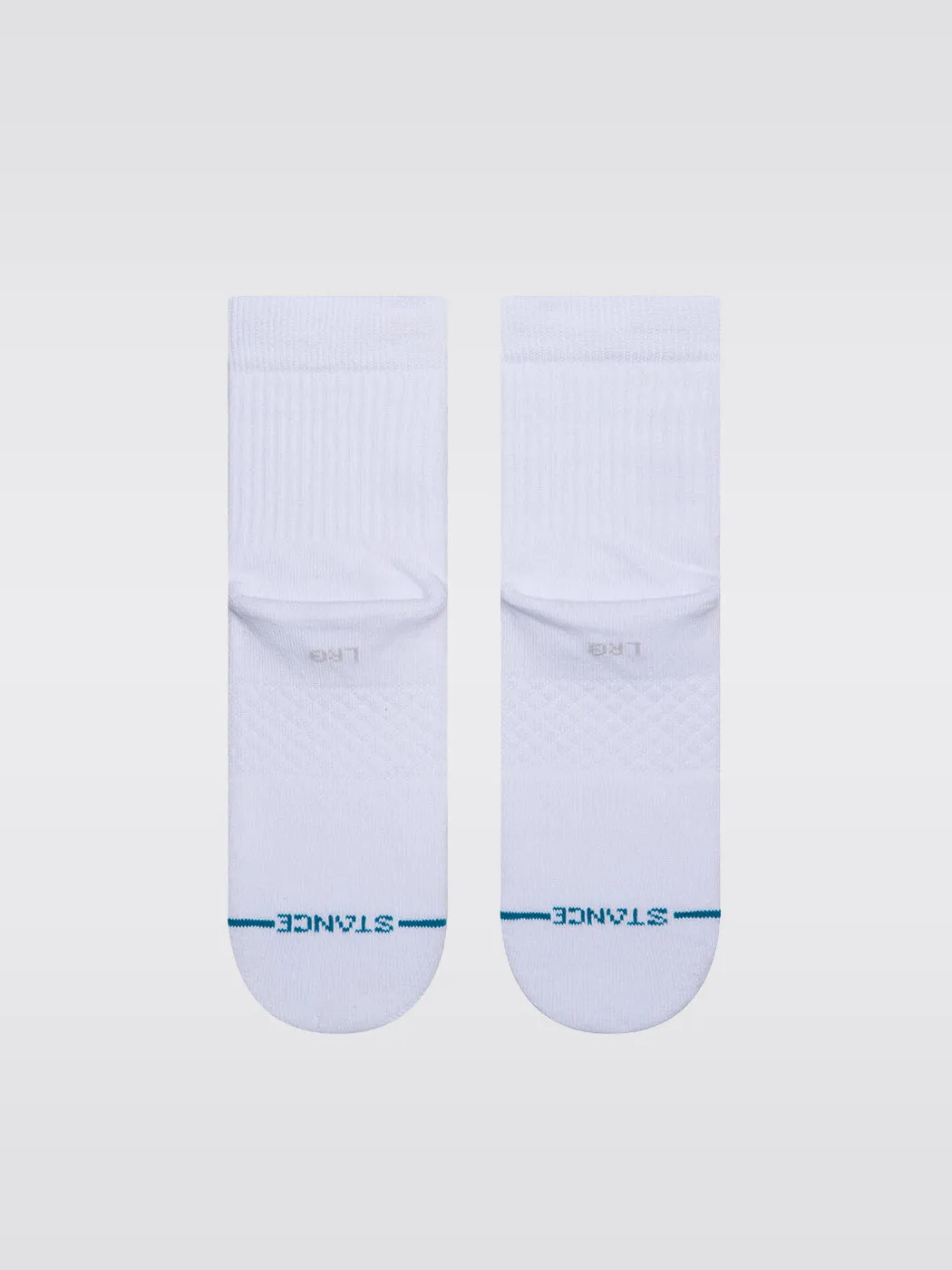 Icon Quartern Socks - White