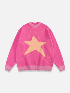 I'M A STAR KNIT SWEATER