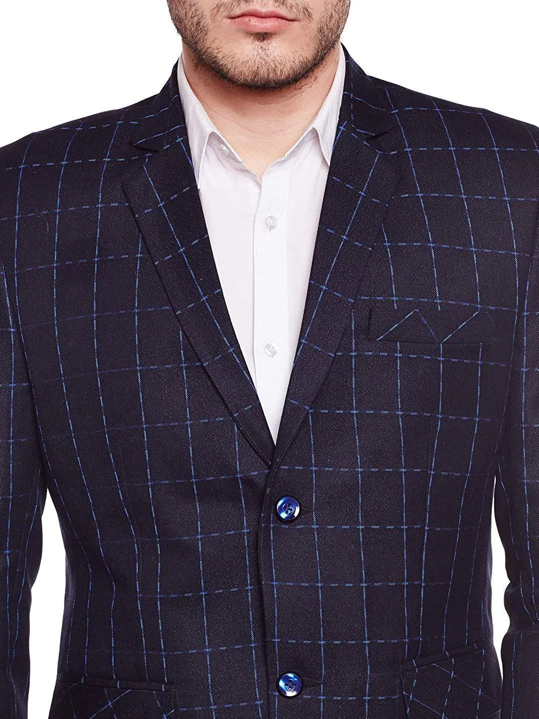 Imported Rayon Blue Blazer