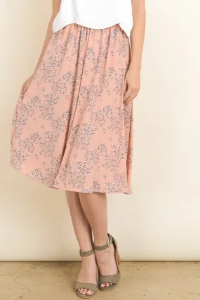 Italia Floral Midi Skirt