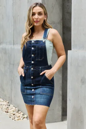 Judy Blue High Waist Overall Mini Skirt