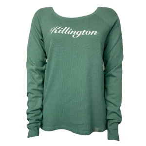 Killington Logo Women's Wordmark Long Sleeve Thermal Tee