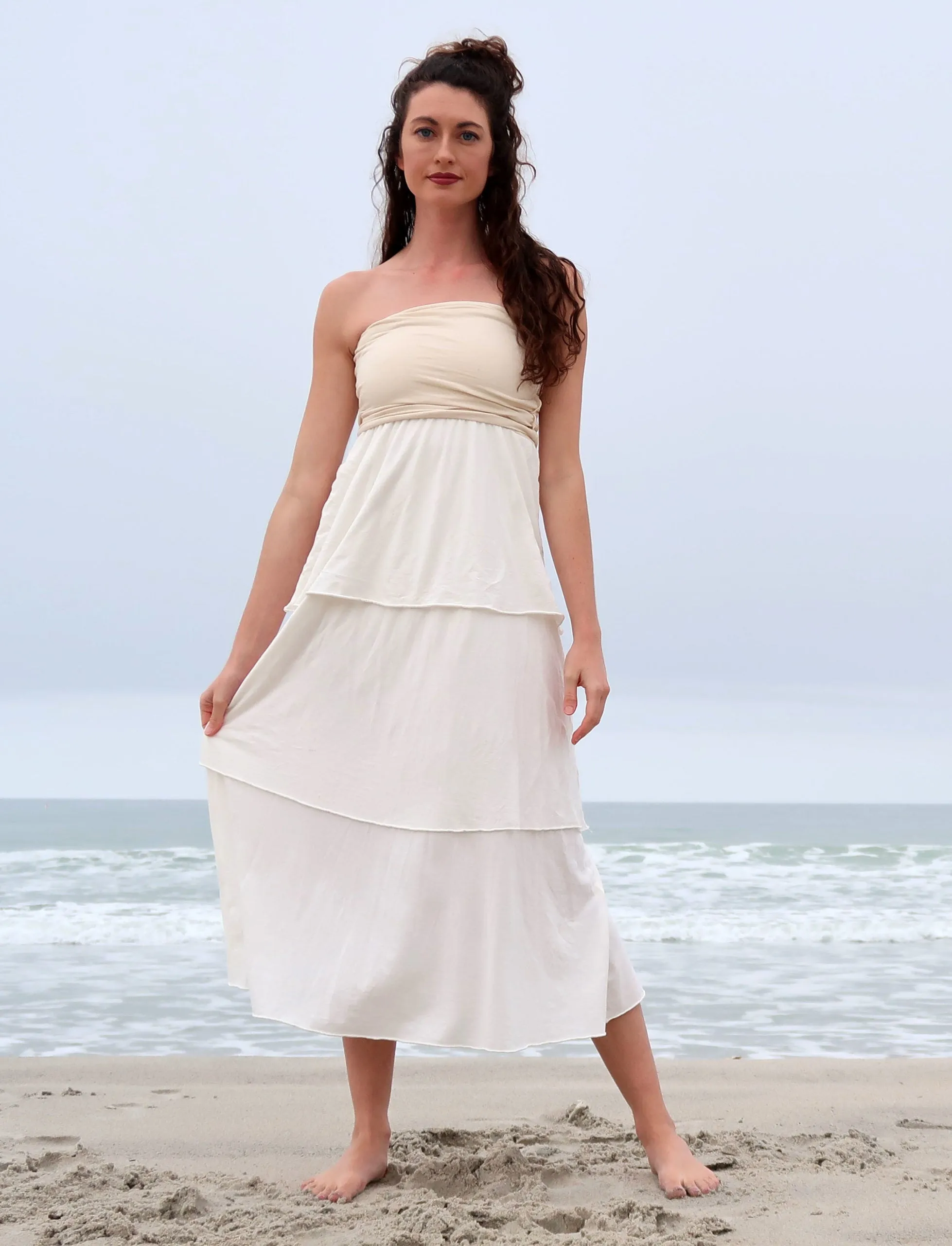 Love Me 2 Times Fountain Simplicity Long Dress