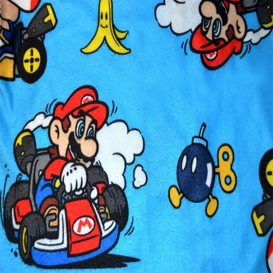 Mario Kart Beware of Hazards Flannel Pajamas