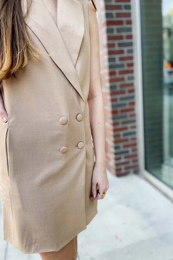 Marissa Tan Blazer Dress