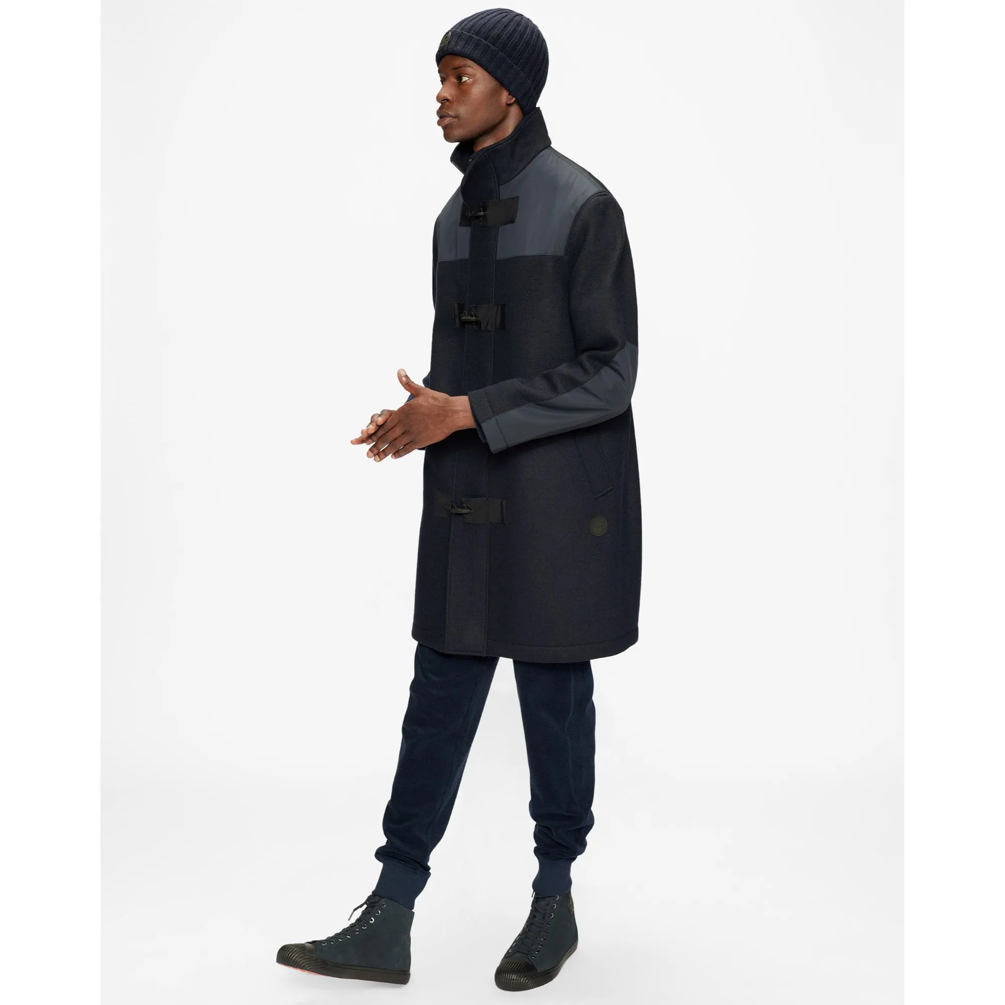 Men Mmo-Lens-Duffle Coat - Navy