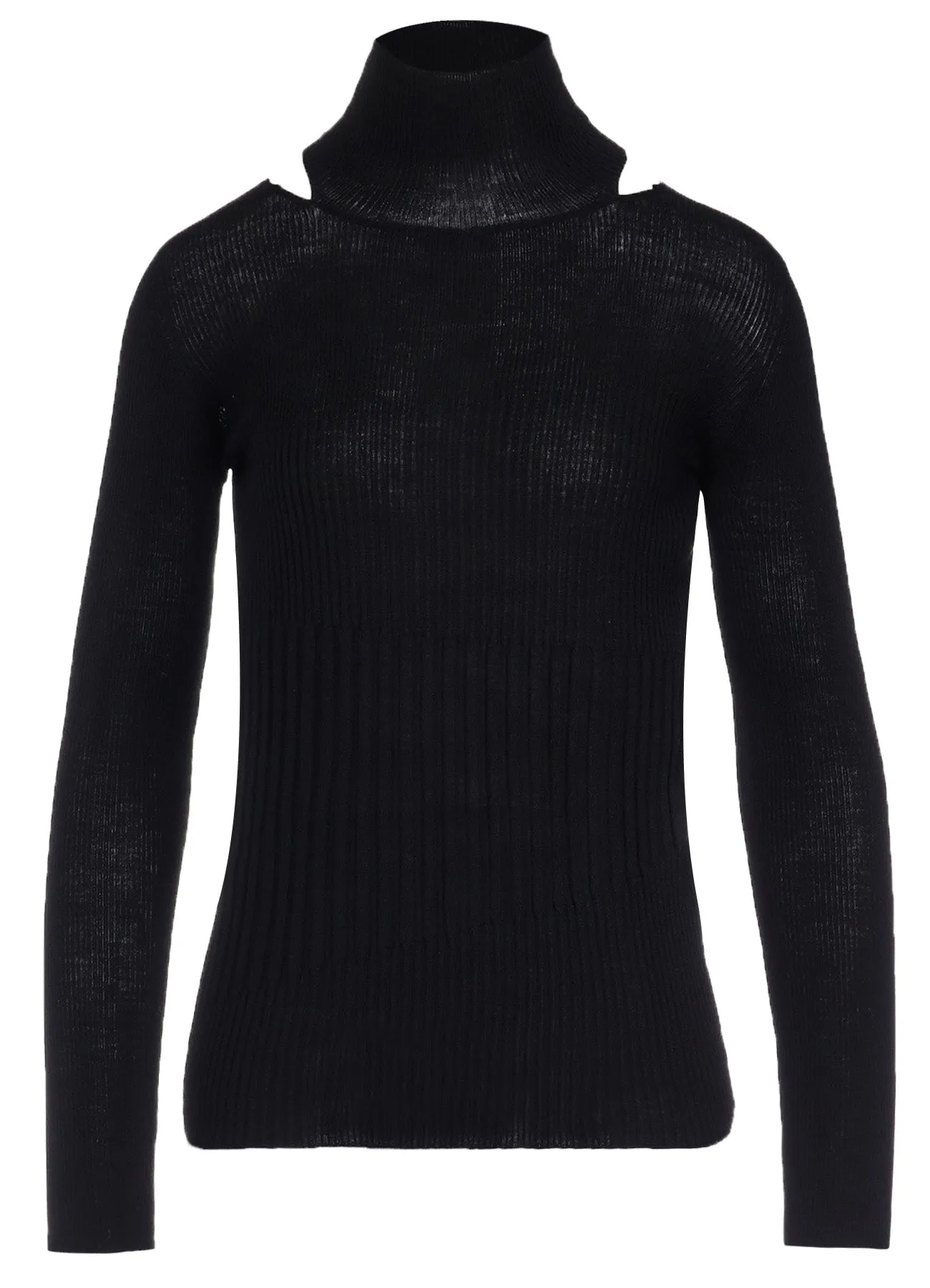 MERINO WOOL DESIGN TURTLENECK KNIT