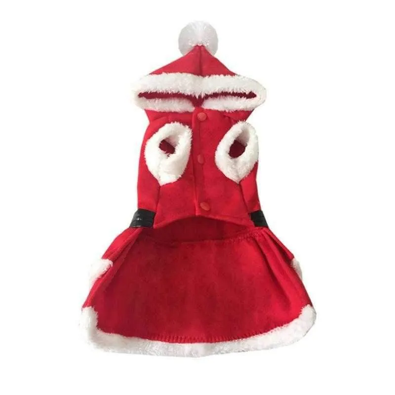 Mrs Clause Dog Costume