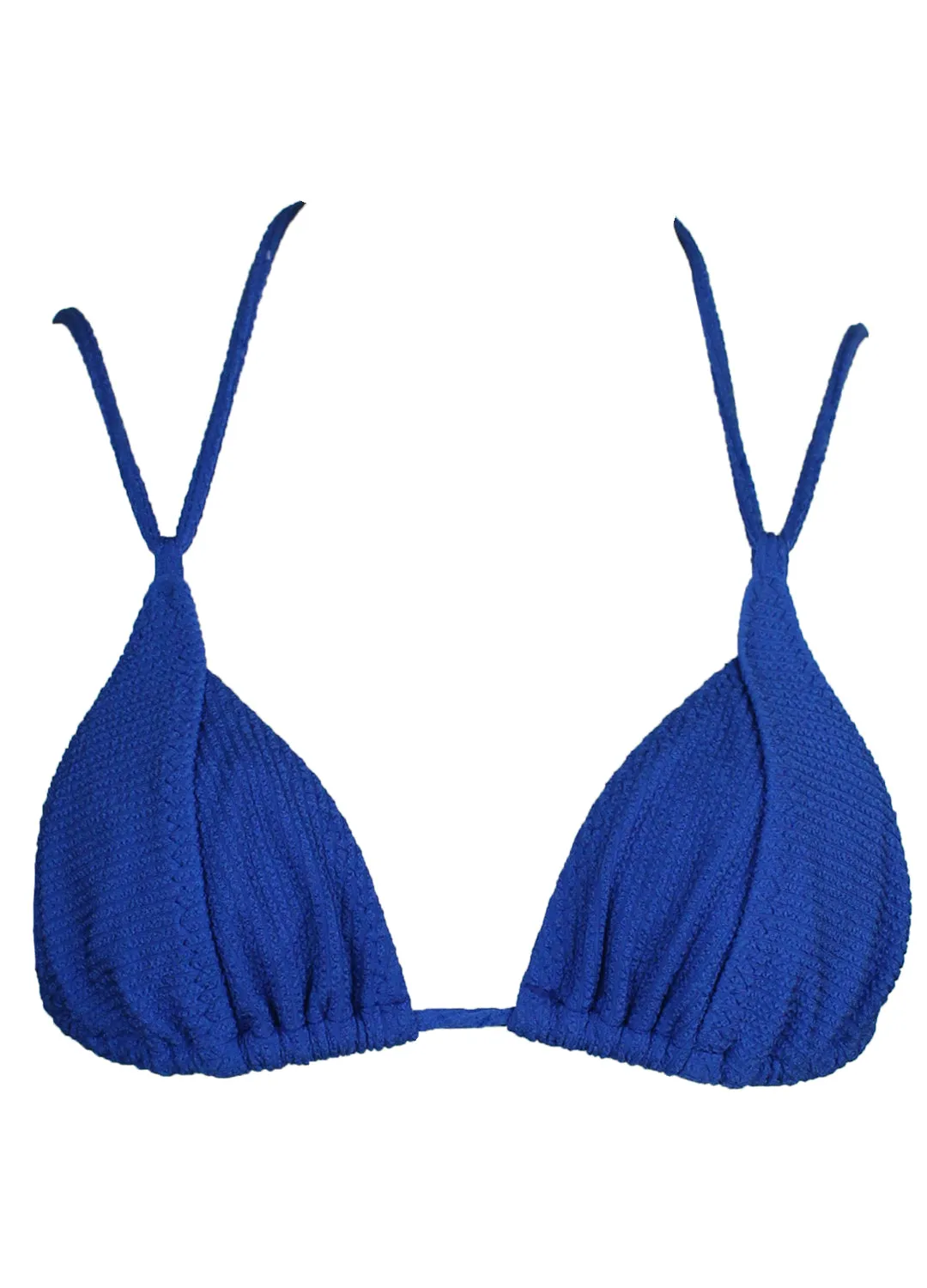 NEW TRADITIONAL COBALT BLUE TEXTURE BIKINI Swimwear