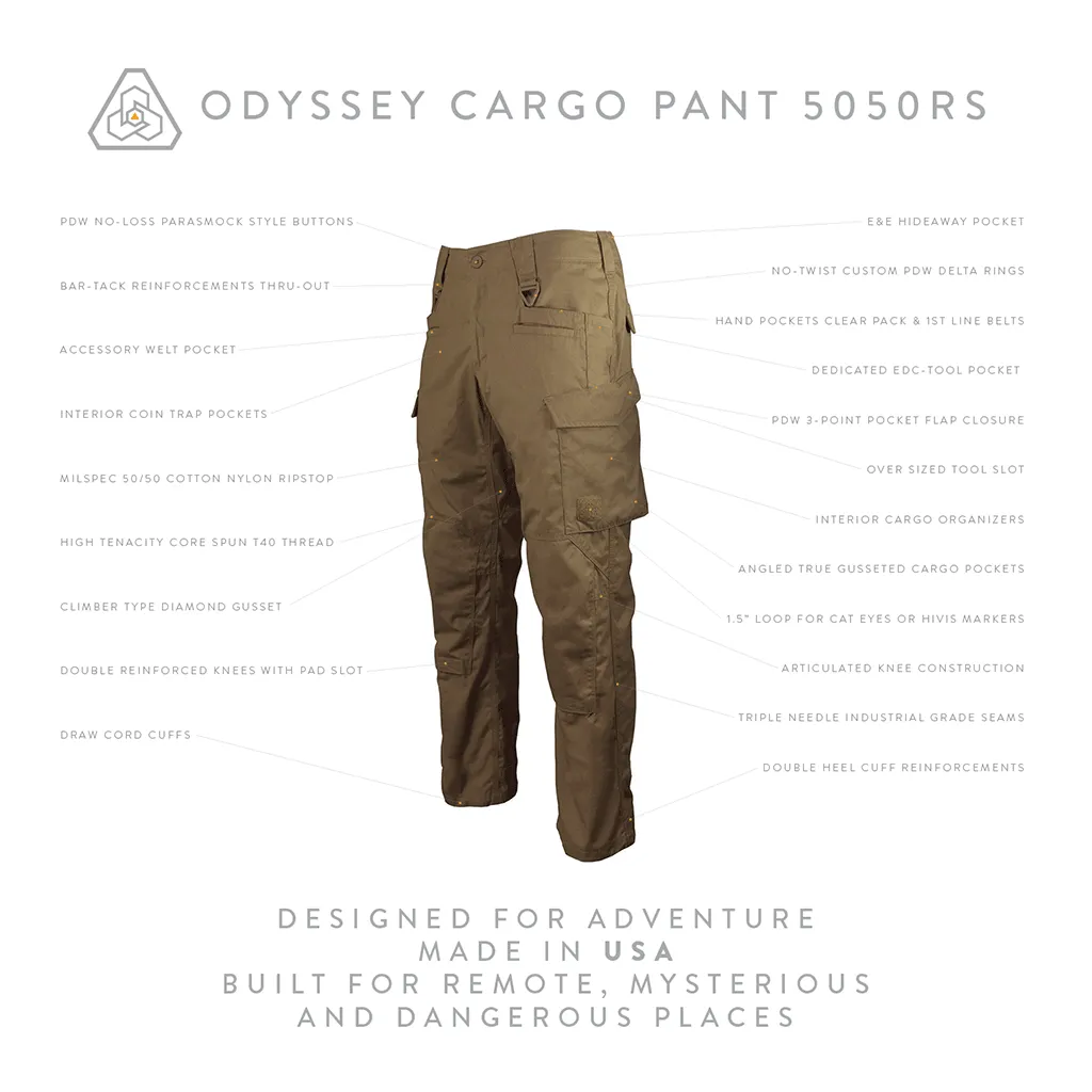 Odyssey Cargo Pant 5050RS - Dark Arid Earth