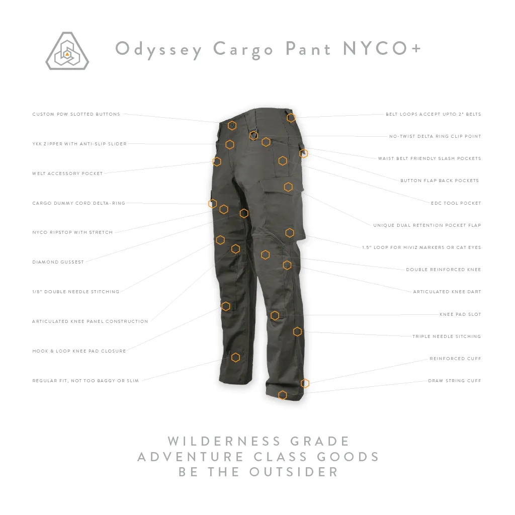 Odyssey Cargo Pant NYCO  - Universal Gray