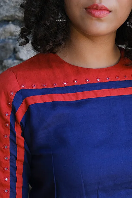 Okhai "Olympia" Hand Embroidered Pure Cotton Mul Top