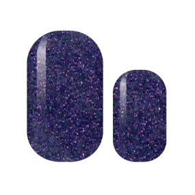 Perfect Purple Glitter Nail Wraps