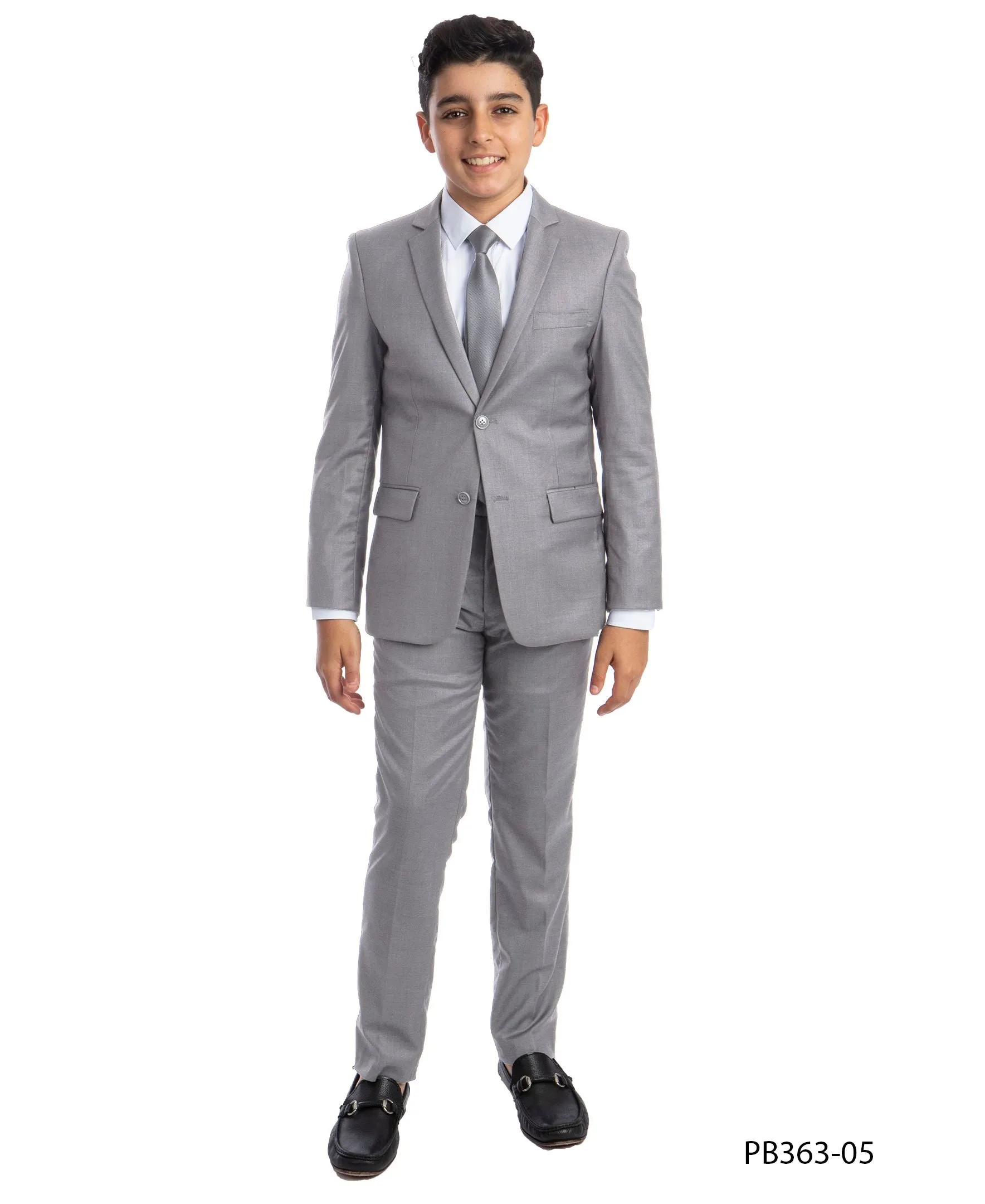 Perry Ellis Portfolio Solid 5-Piece Slim Fit Suit (Lil'Boys)