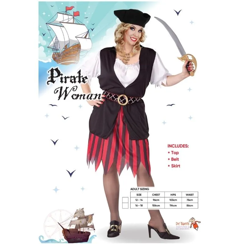 Plundering Pirate Woman