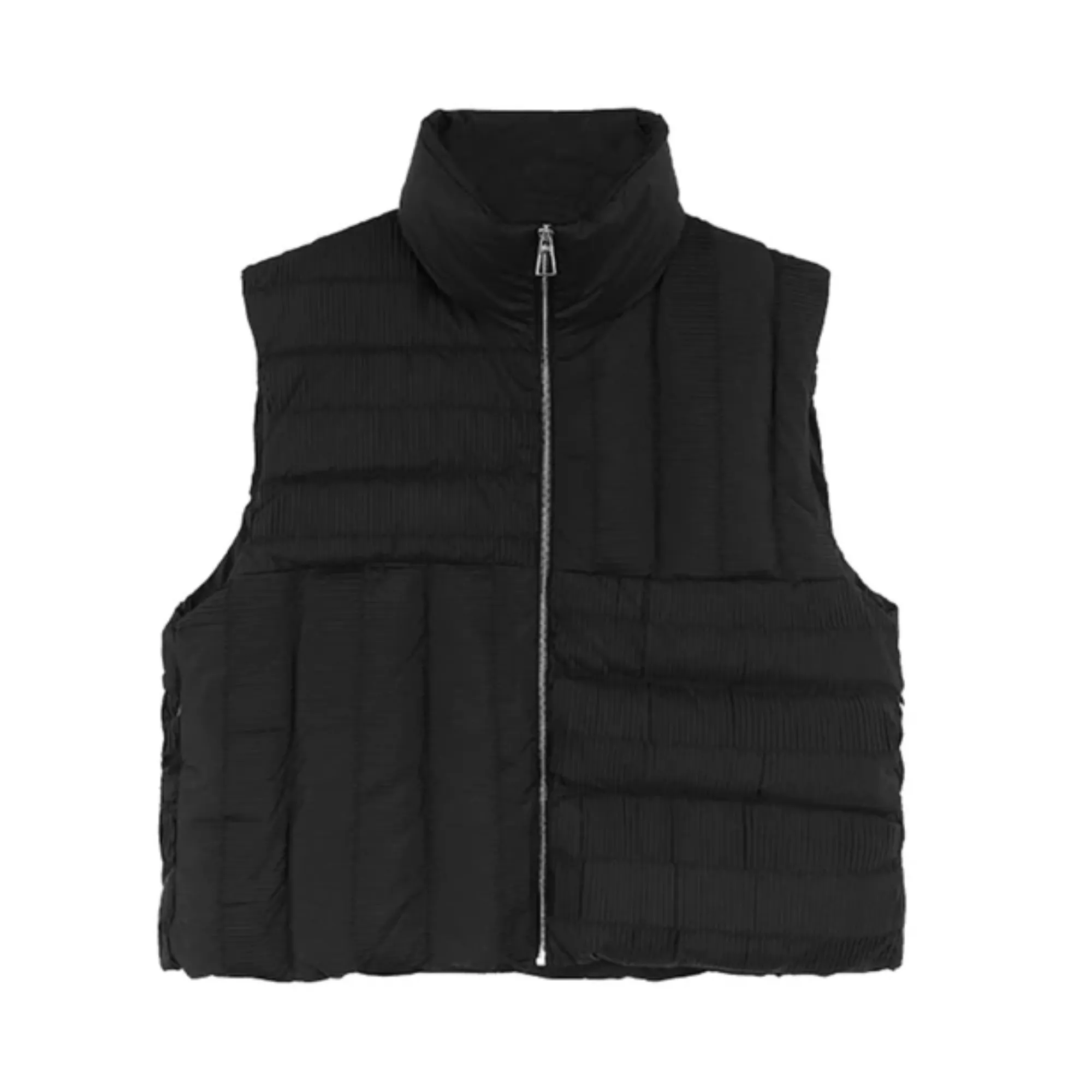 Pre Order:  Stand Collar Plus Size Vest