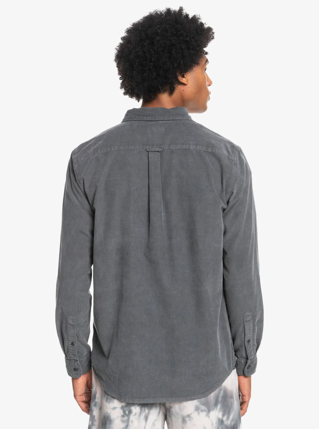 Quiksilver Smoke Trail L/S Shirt-Iron Gate