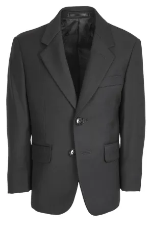 "Aspen" Kids Black Suit Jacket (Separates)