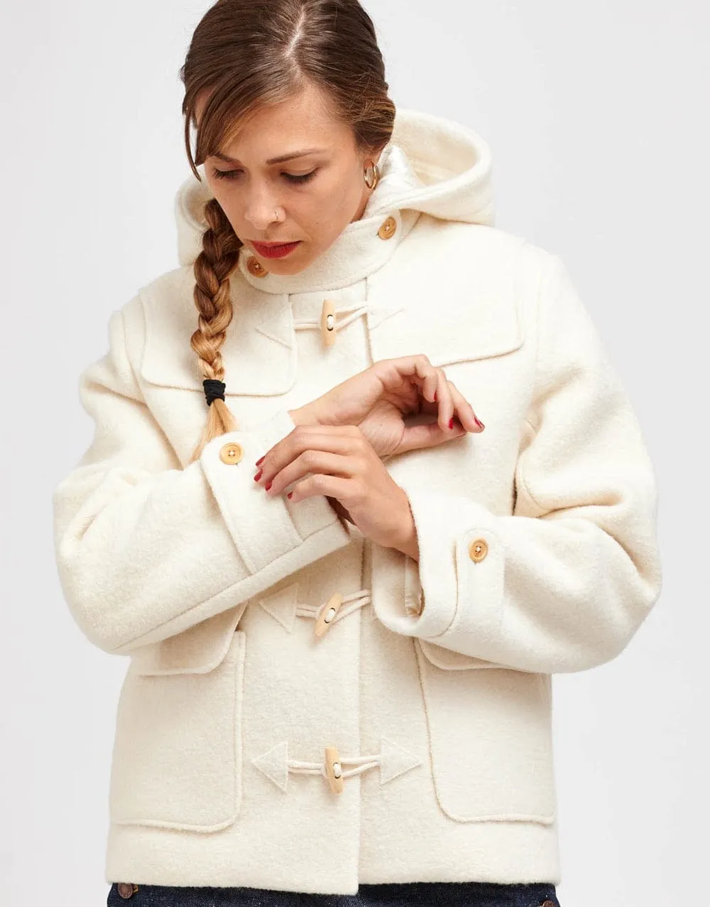 Rê Ladies Duffle Coat Sewing Pattern, I AM Patterns