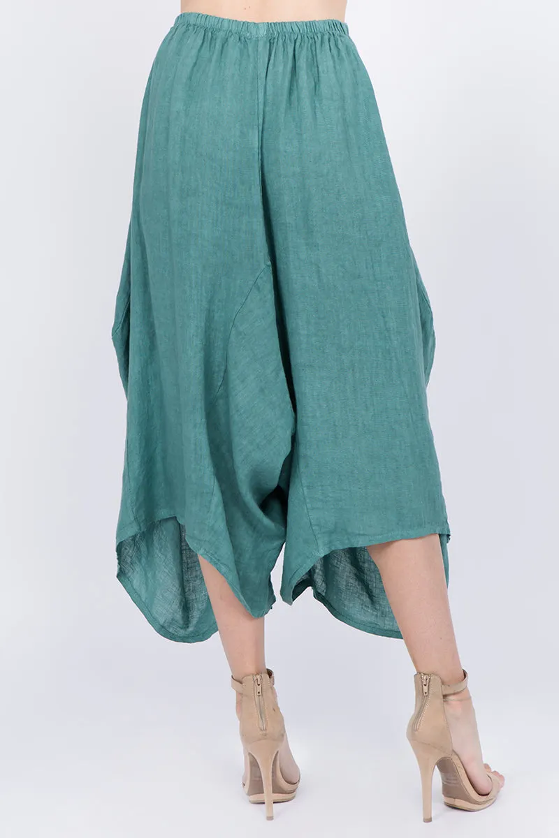 Raw Moda Italian Linen Pants Skirt