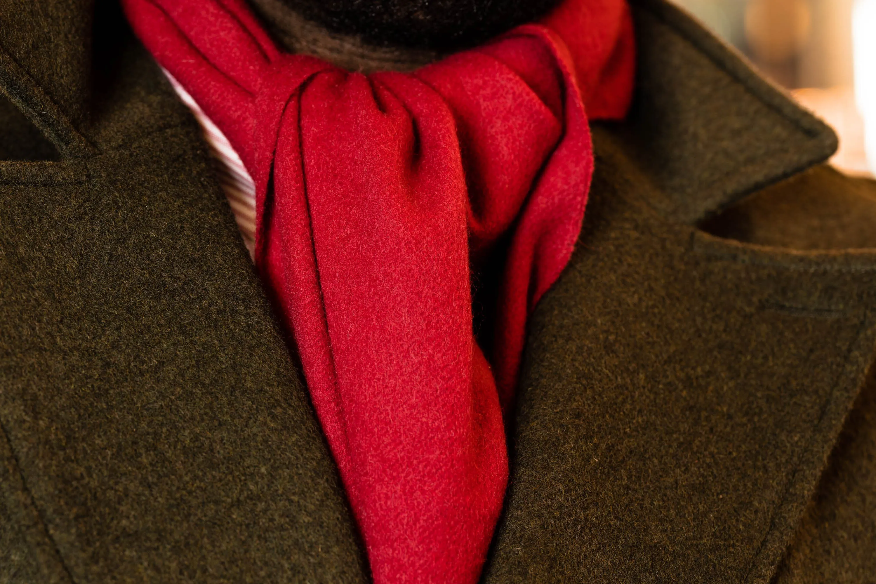 Red Cashmere Scarf