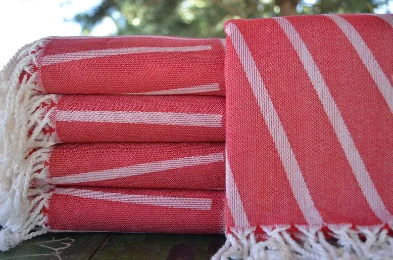 Red Sun 100% Cotton Towel