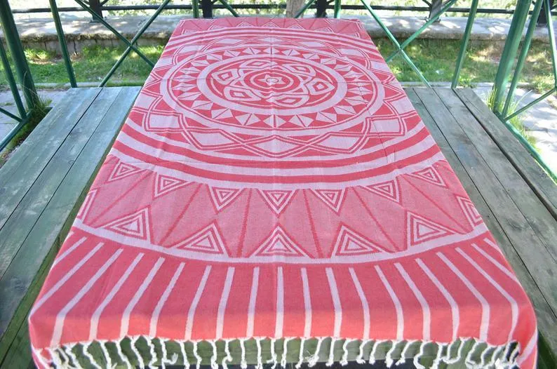 Red Sun 100% Cotton Towel