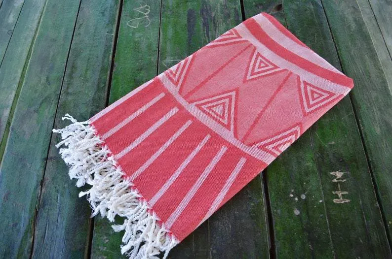 Red Sun 100% Cotton Towel