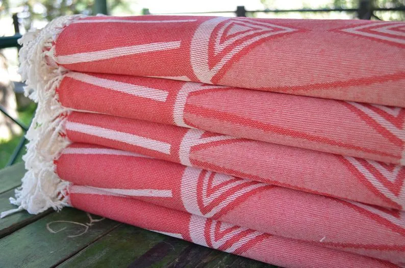 Red Sun 100% Cotton Towel