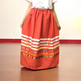 Ribbon skirt with No print