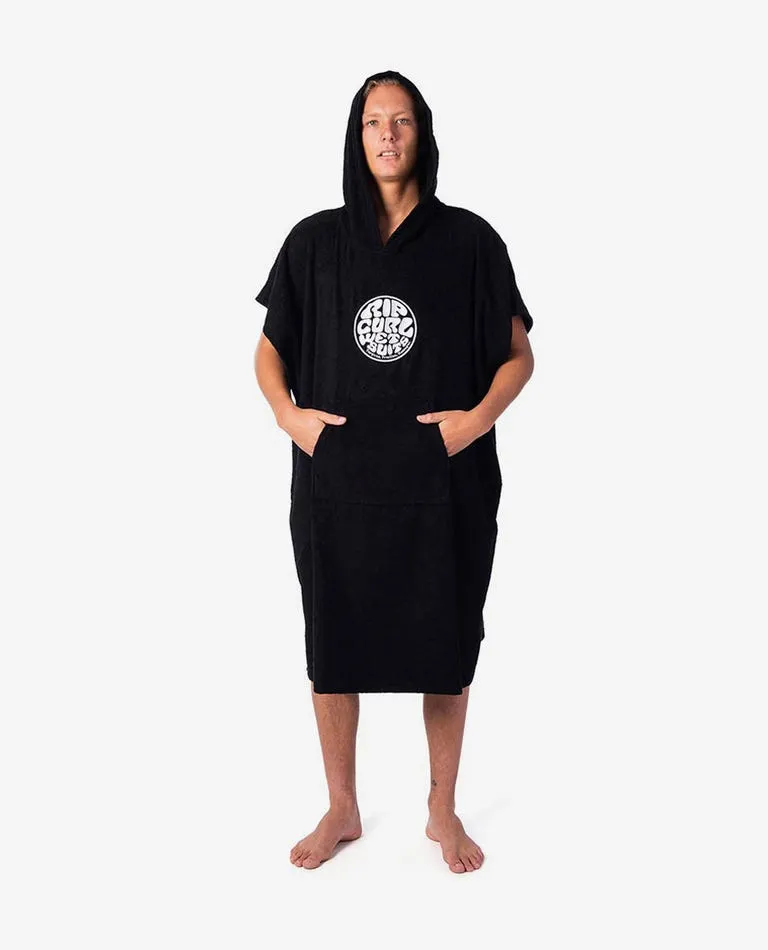 Rip Curl Icons Hooded Towel-Black