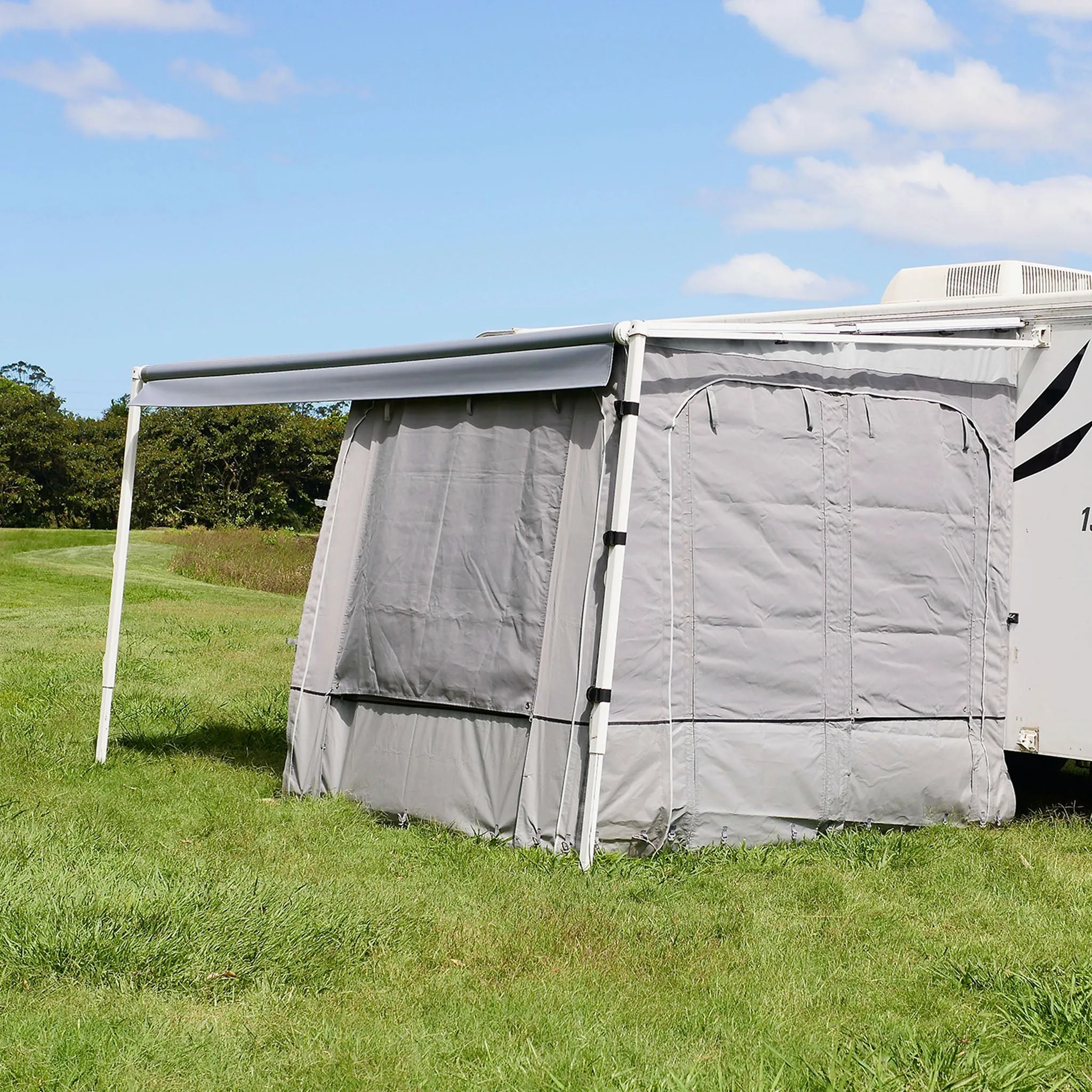 Roll Out Awning Walls - Heavy Duty Canvas