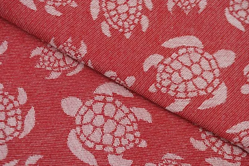 Sea Turtle Red 100% Cotton Towel