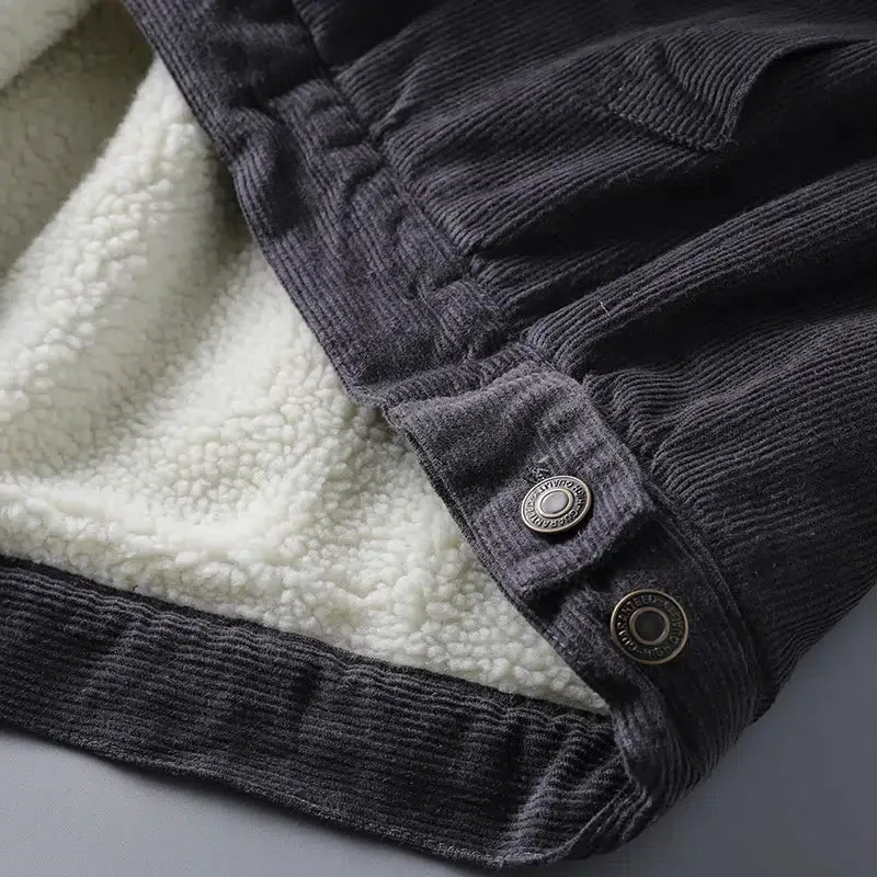 Sherpa Washed Corduroy Jacket