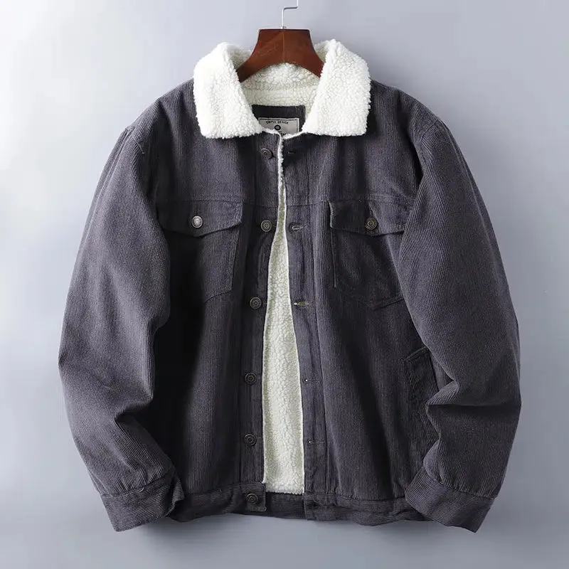 Sherpa Washed Corduroy Jacket