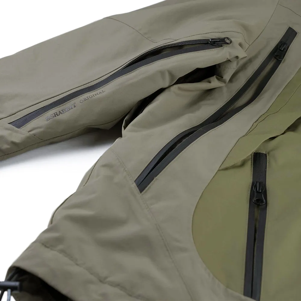 SPECIAL HOODED SEAM SEALING JACKET KHAKI