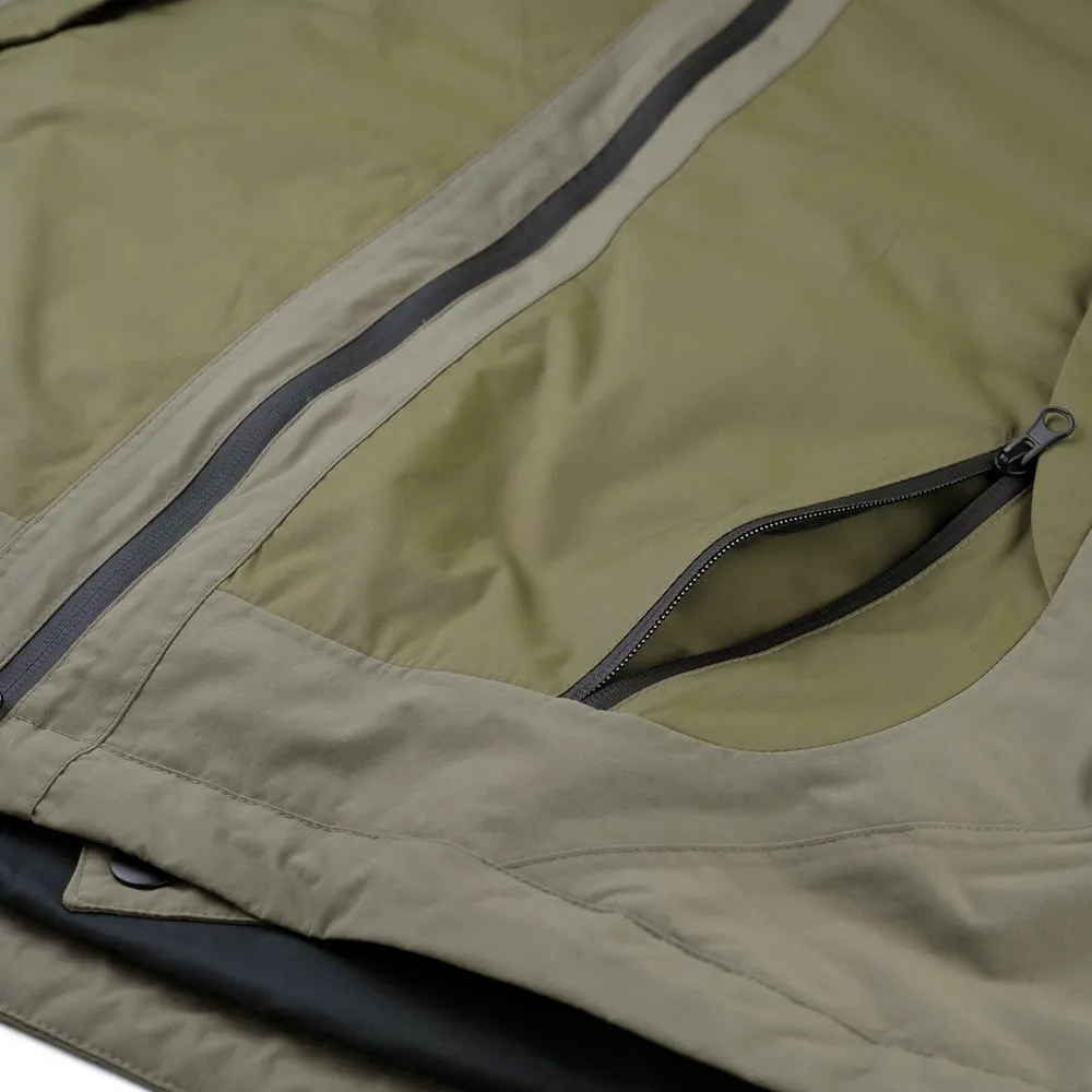 SPECIAL HOODED SEAM SEALING JACKET KHAKI