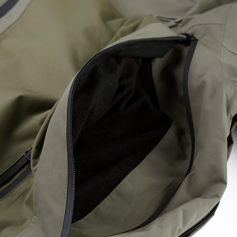 SPECIAL HOODED SEAM SEALING JACKET KHAKI