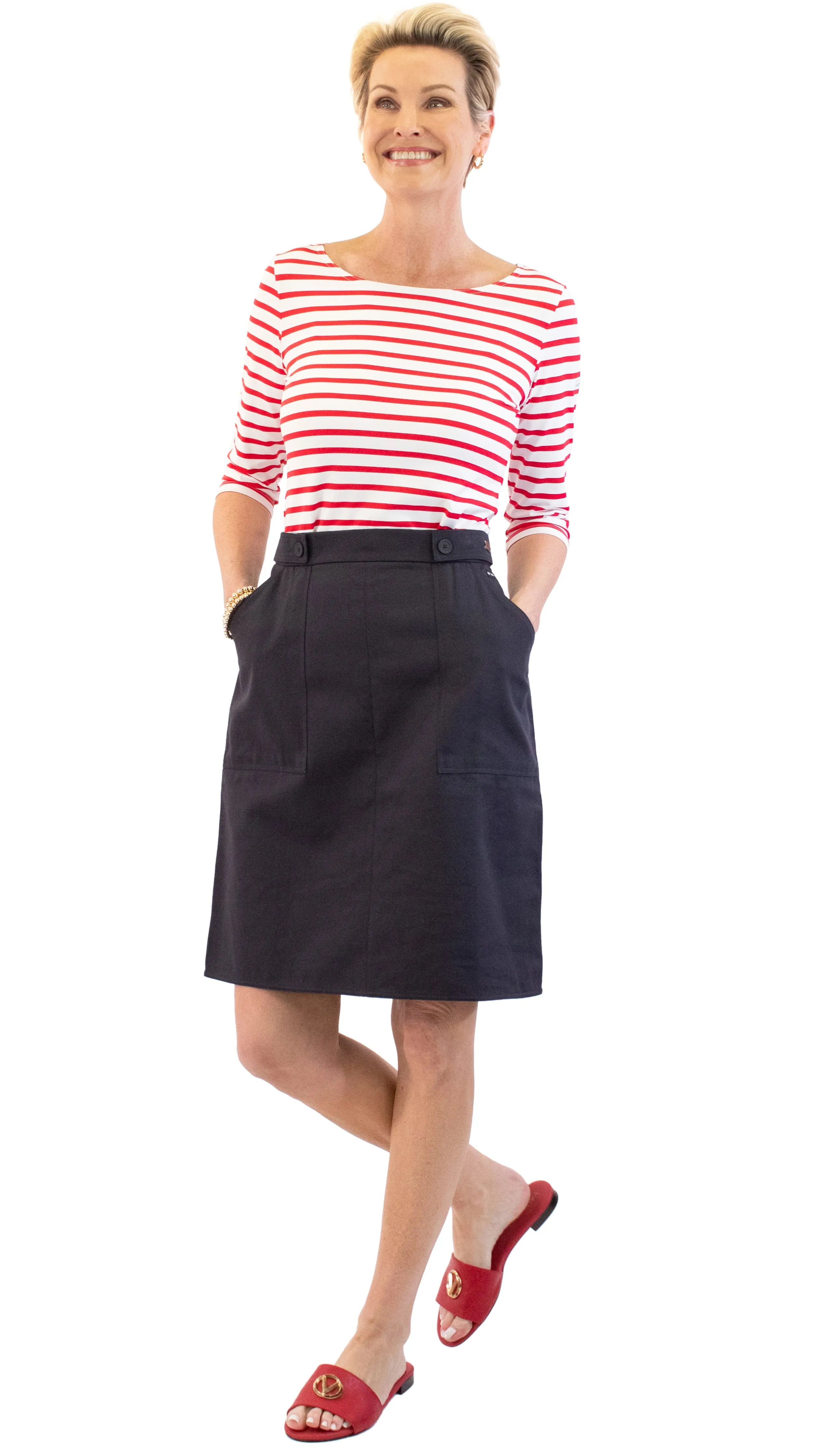 Sporty Skirt - Navy