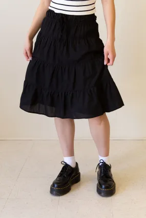 Tiered Midi Skirt