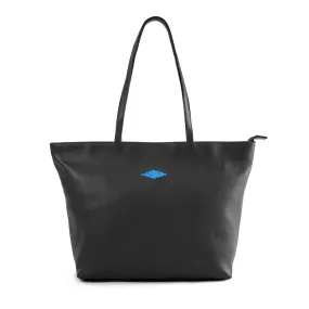 Trapecio Tote Bag - Black/Blue by Pampeano