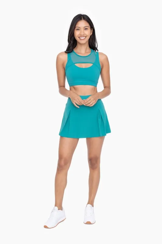 Two Pleat Active Tennis Skort