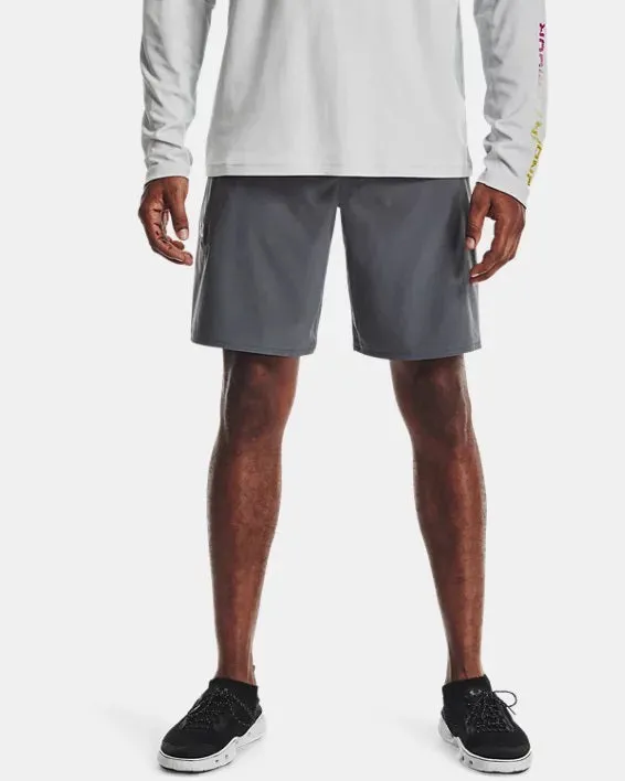 'Under Armour' Men's 8.25" Tide Chaser Boardshorts - Pitch Grey / Breeze