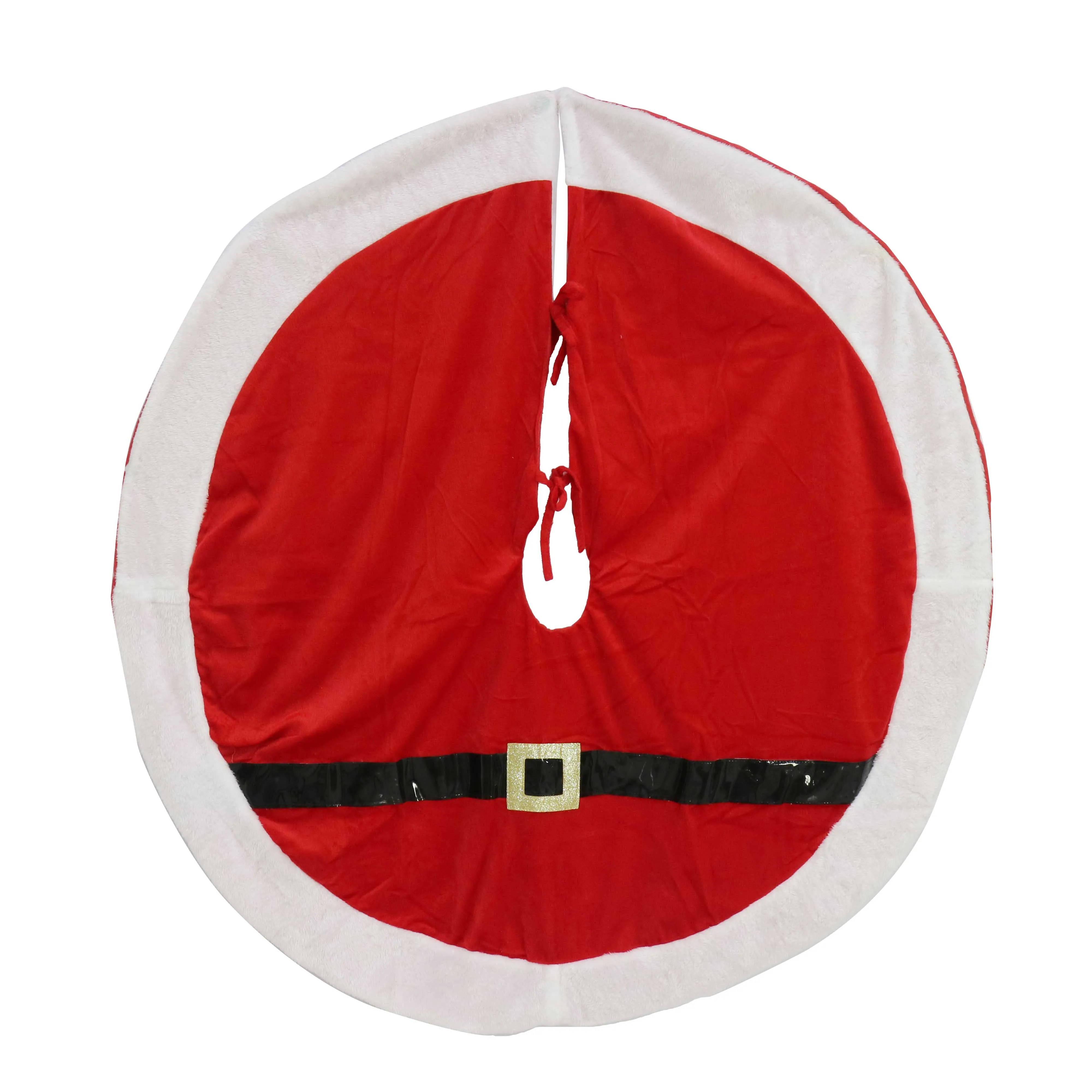 Velvet Santa Belt Tree Skirt (120cm)