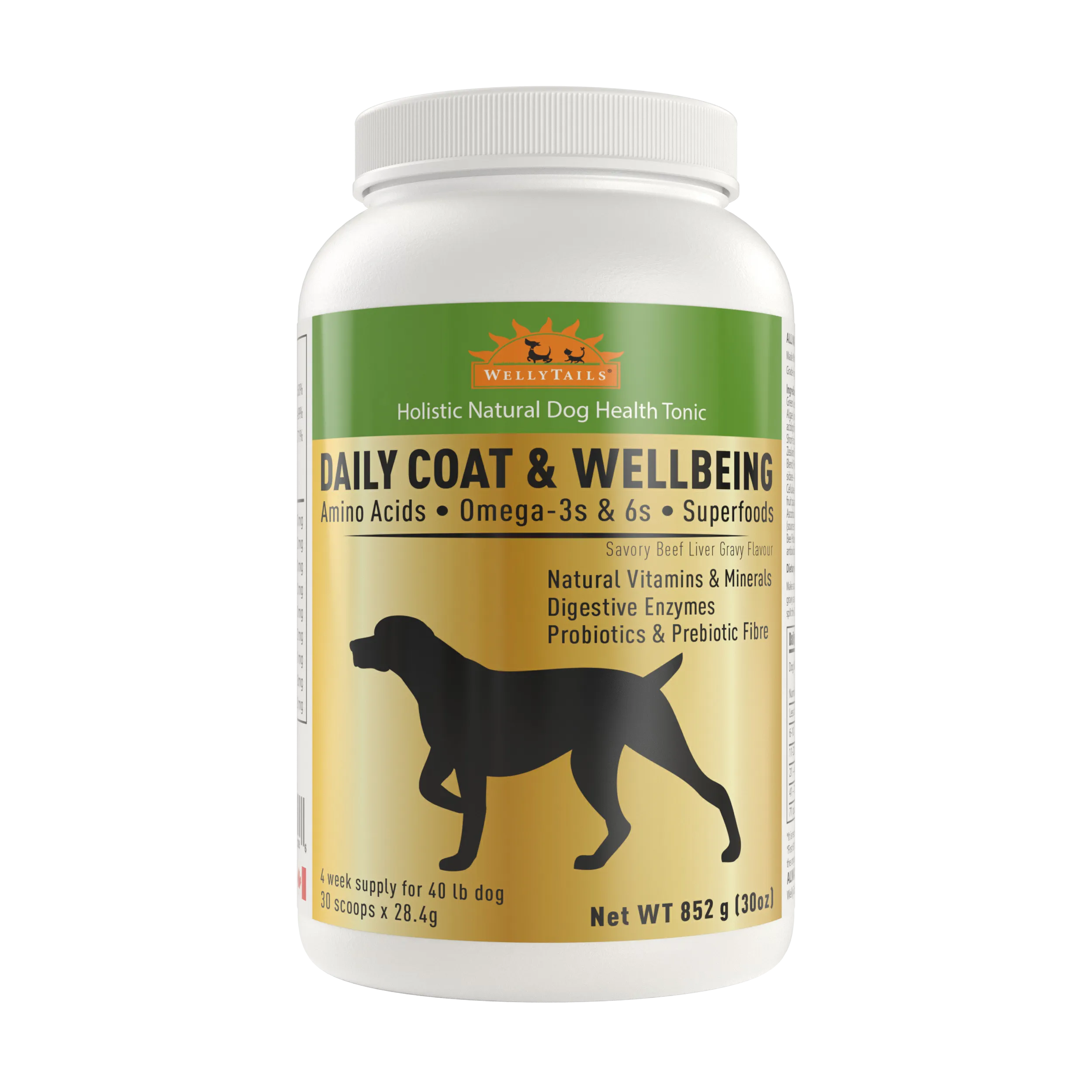 WellyTails® Daily Coat & Wellbeing - for Dogs