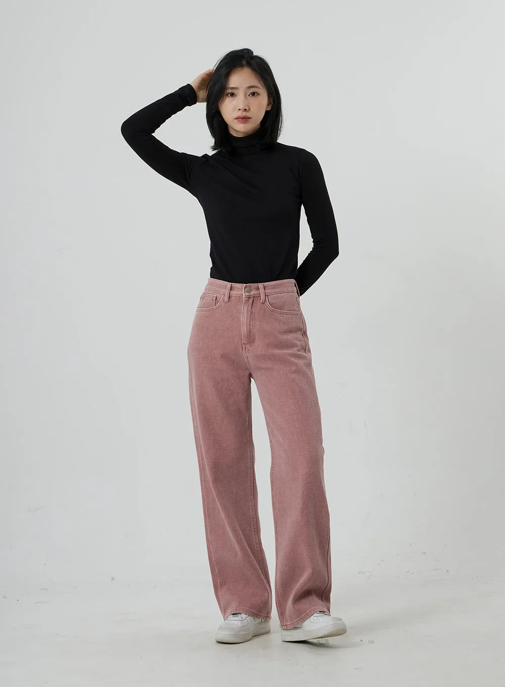 Wide Leg Color Pants OD12