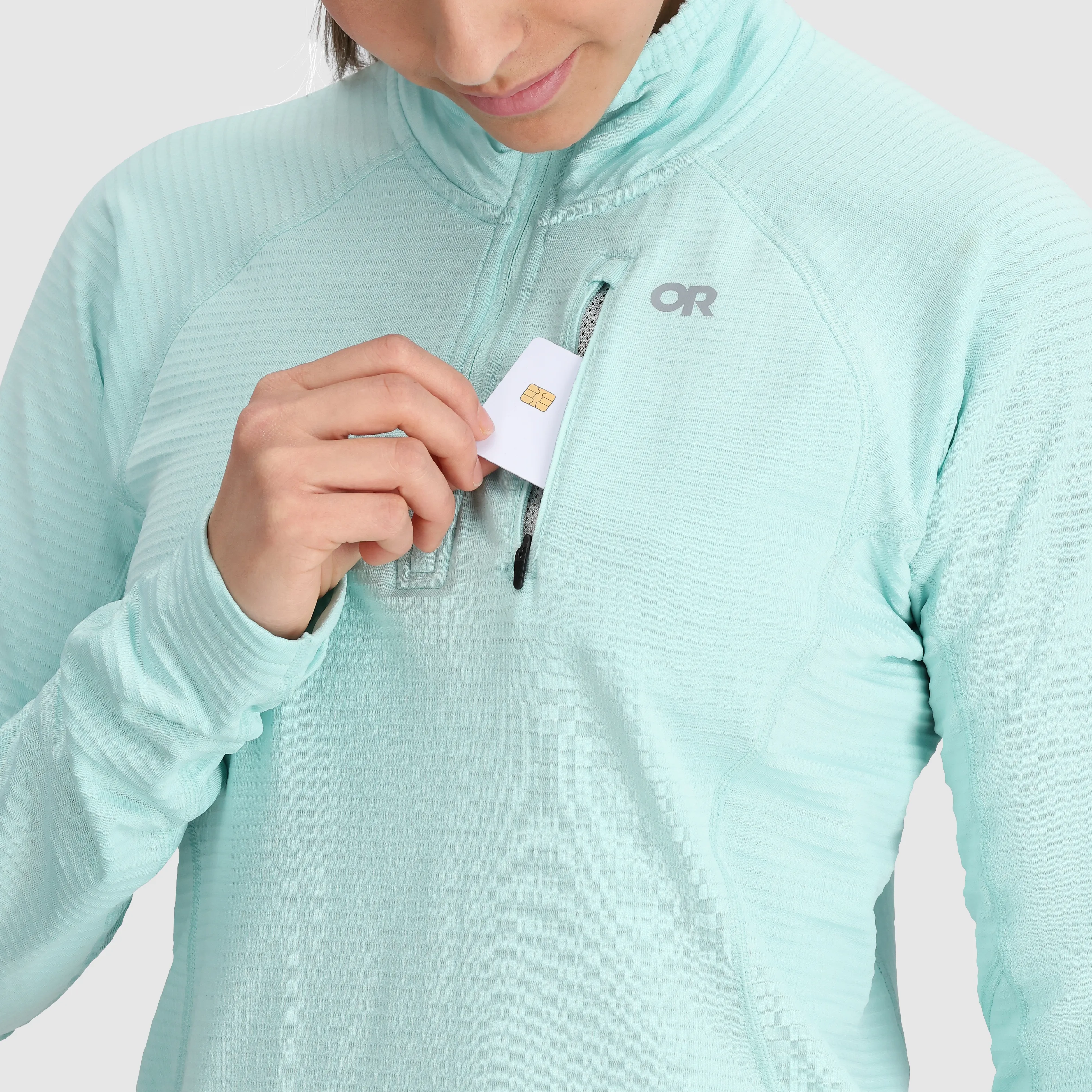 Women's Vigor Grid Fleece Quarter Zip